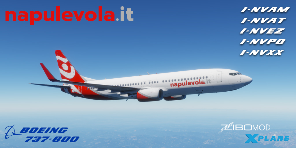 Boeing 738-800 ZiboMod Napulevola Pack